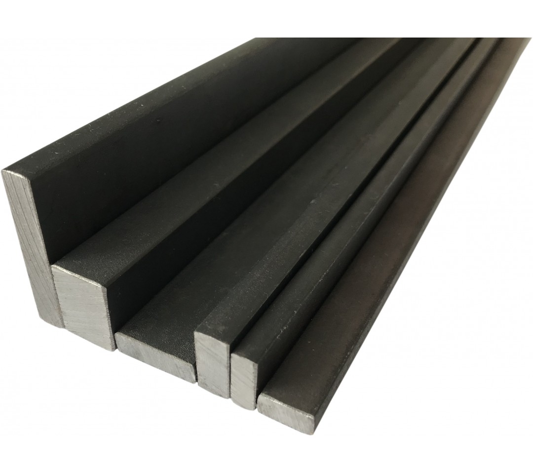 Barre rectangulaire en acier plein 12x6 à 40x8mm